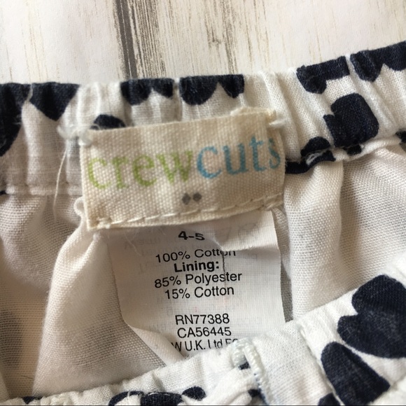 Crewcuts White & Black Heart Print Skirt - Picture 4 of 5